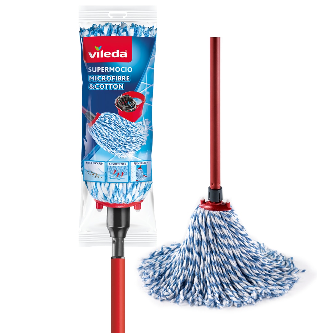 Vileda SuperMocio Microfibre & Cotton Mop