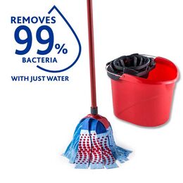 Vileda SuperMocio 3Action XL | Mop and Bucket Set | microfibre string mop