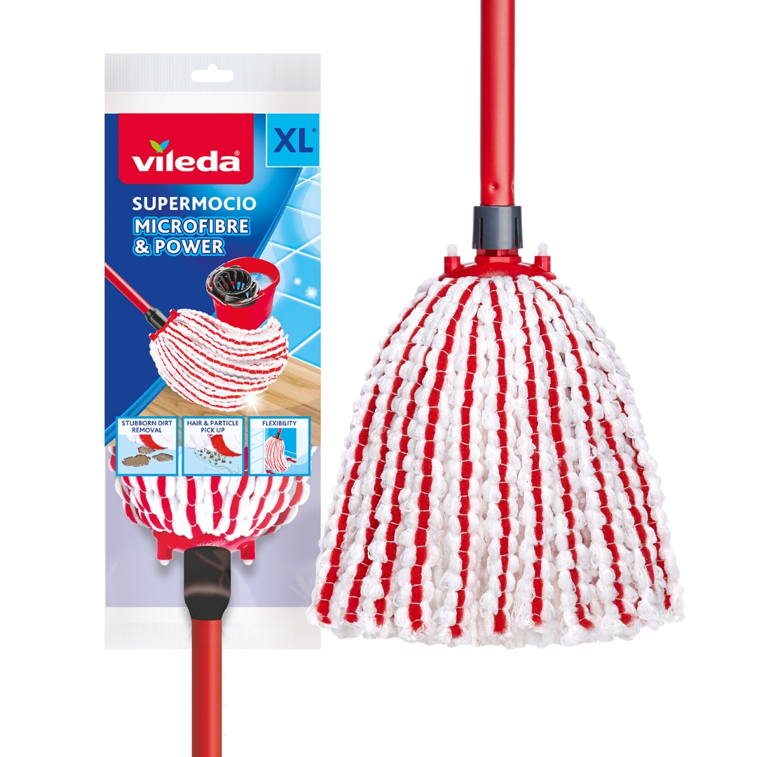 Vileda SuperMocio Microfibre & Power XL Mop