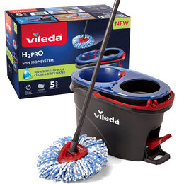 Vileda H2PrO Spin Mop & Bucket System - Clean water with every rinse