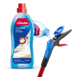Vileda 1-2 Spray Active Cleaner Liquid | Fully diluted | Ready to go cleaning liquid